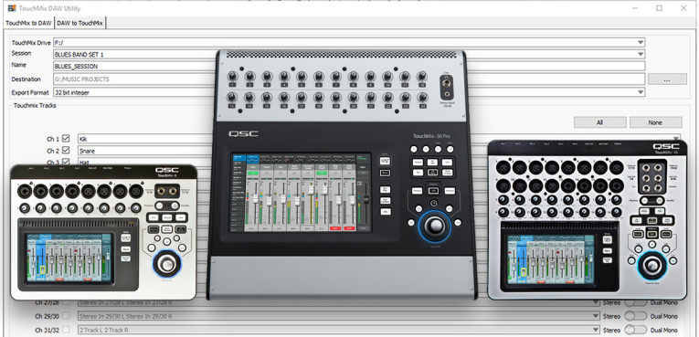 QSC Expands TouchMix Series Capabilities with TouchMix DAW