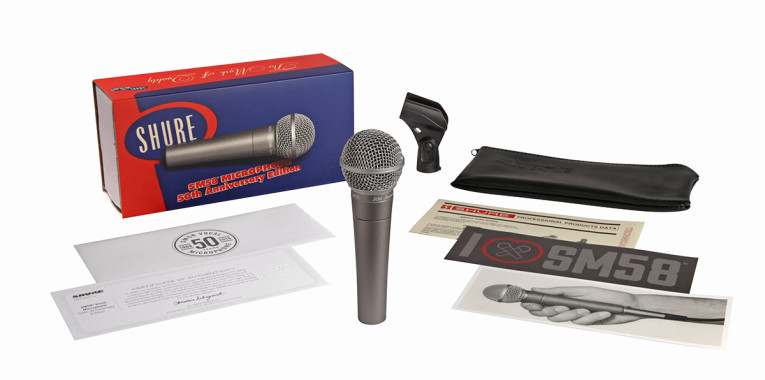 Shure Celebrates 50th Anniversary of Iconic SM58 Microphone