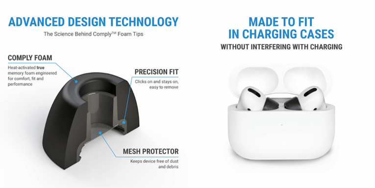 Comply Introduces New and Improved Comply Foam Tips 2.0 for Apple AirPods  Pro