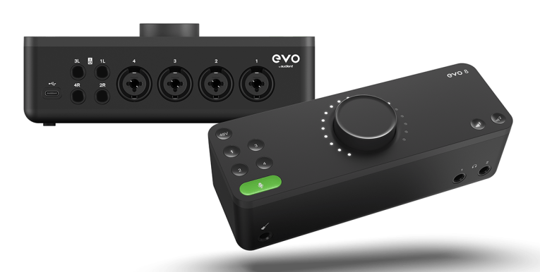 Audient EVO 8 USB-C Audio Interface Starts Shipping