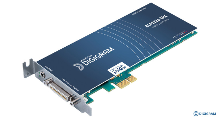お得日本製Digigram VX222e-Mic プロフェッショナル・ステレオ・サウンド・カード アナログ/デジタルケーブル付き 検 RME Lynx オーディオインターフェース