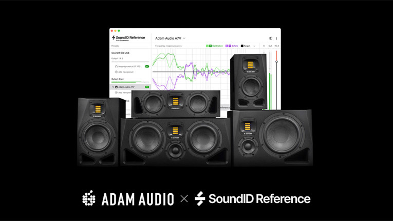 Adam Audio Runs Sonarworks Calibration Profiles Embedded on A