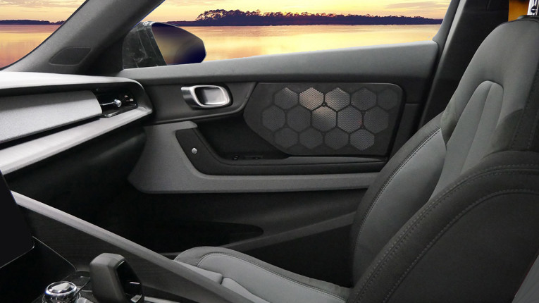Electrostatic shop car speakers