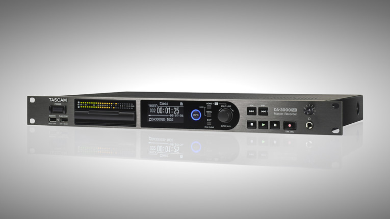 New Tascam DA-3000SD 2-channel DSD/PCM Master Recorder with
