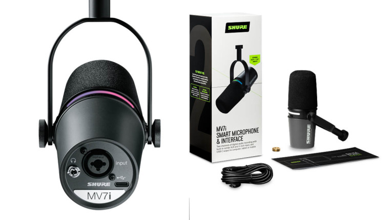 Shure Introduces MV7i Smart Microphone and Dual Channel Interface