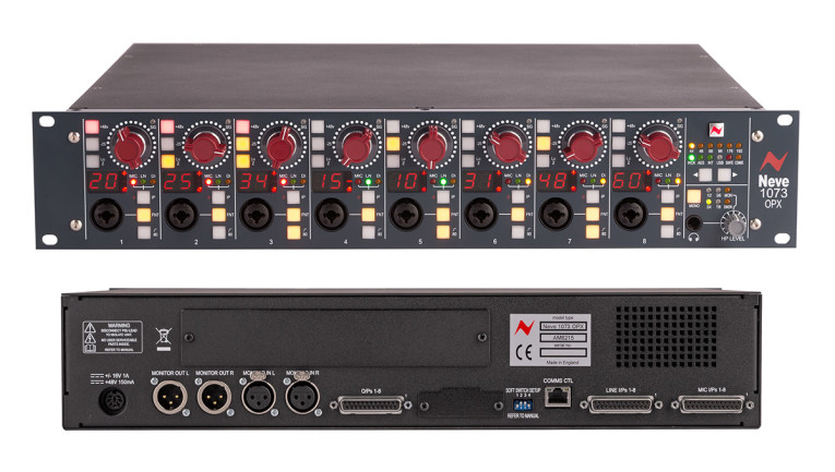 AMS Neve Introduces 1073OPX 8-Channel Microphone