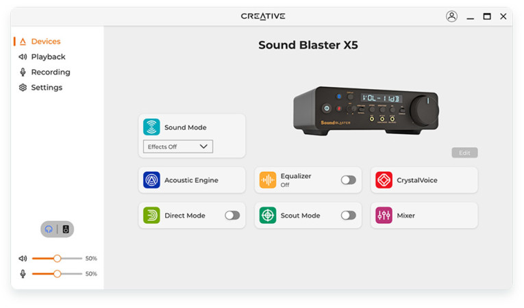 Creative Introduces High Performance Sound Blaster X5 USB Creative Introduces High Performance Sound Blaster X5 USB