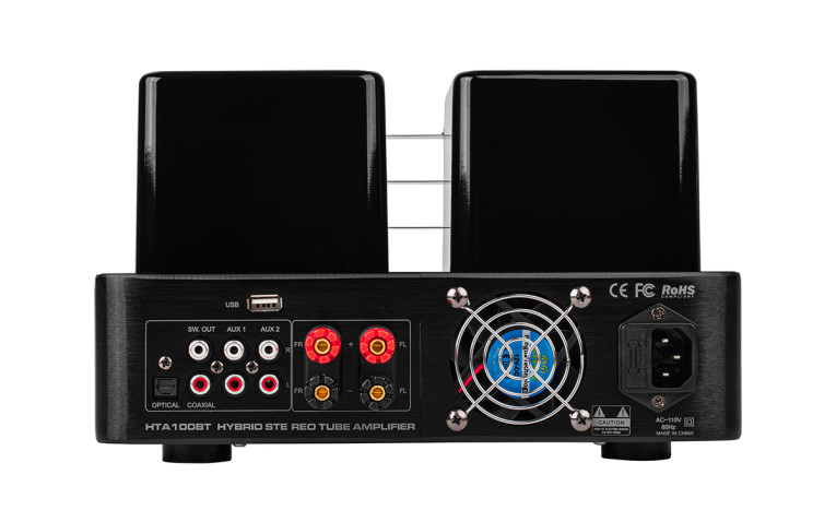Dayton Audio Introduces HTA100BT Hybrid Stereo Tube Amplifier with
