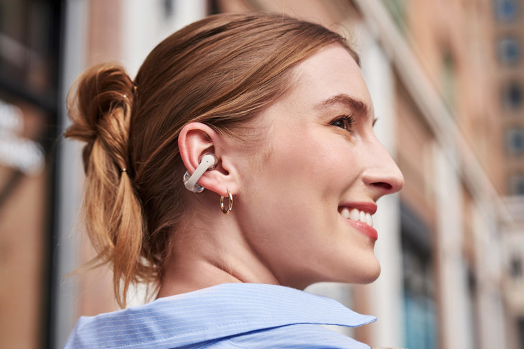 SHOKZ OPEN DOTS ONE グレー Amazon.com: SHOKZ OpenDots ONE - Open-Ear Headphones