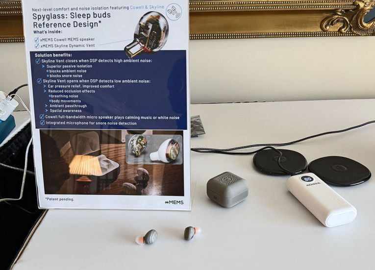 xMEMS Labs Showcases Sleep Buds Reference Design with Active