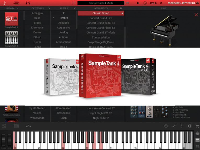 ik multimedia sampletank 4 250gb