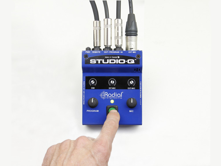 Radial Studio-Q Desktop Talk-Back/Cue System Now Shipping