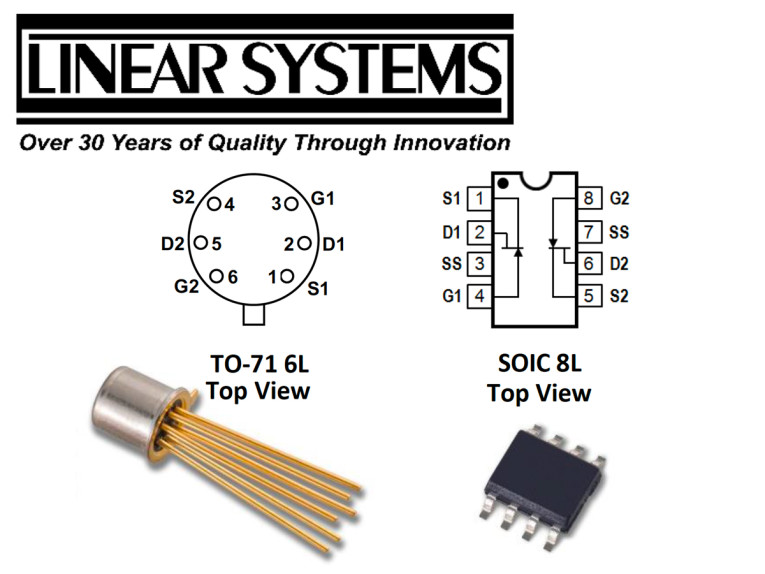 Linear Systems Reintroduces LSK389 Ultra-Low Noise N-Channel