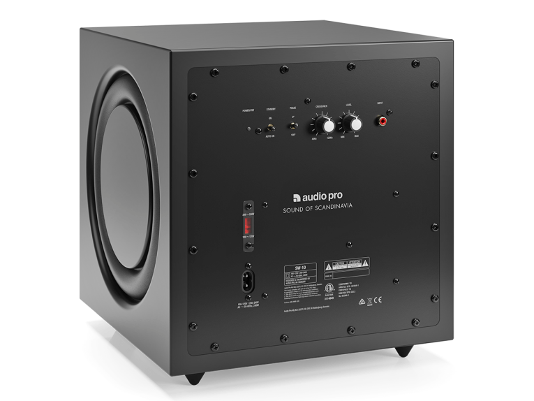 New Audio Pro SW-10 Home Subwoofers Available in White and Black ...