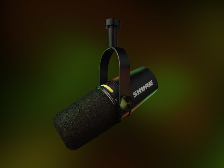 Shure MV7+ Hybrid XLR/USB-C Microphone Expands Recording and