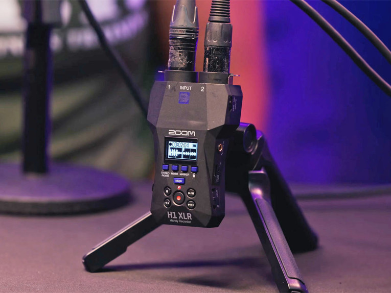Zoom Unveils 32-bit H1 XLR Handy Recorder that Doubles as