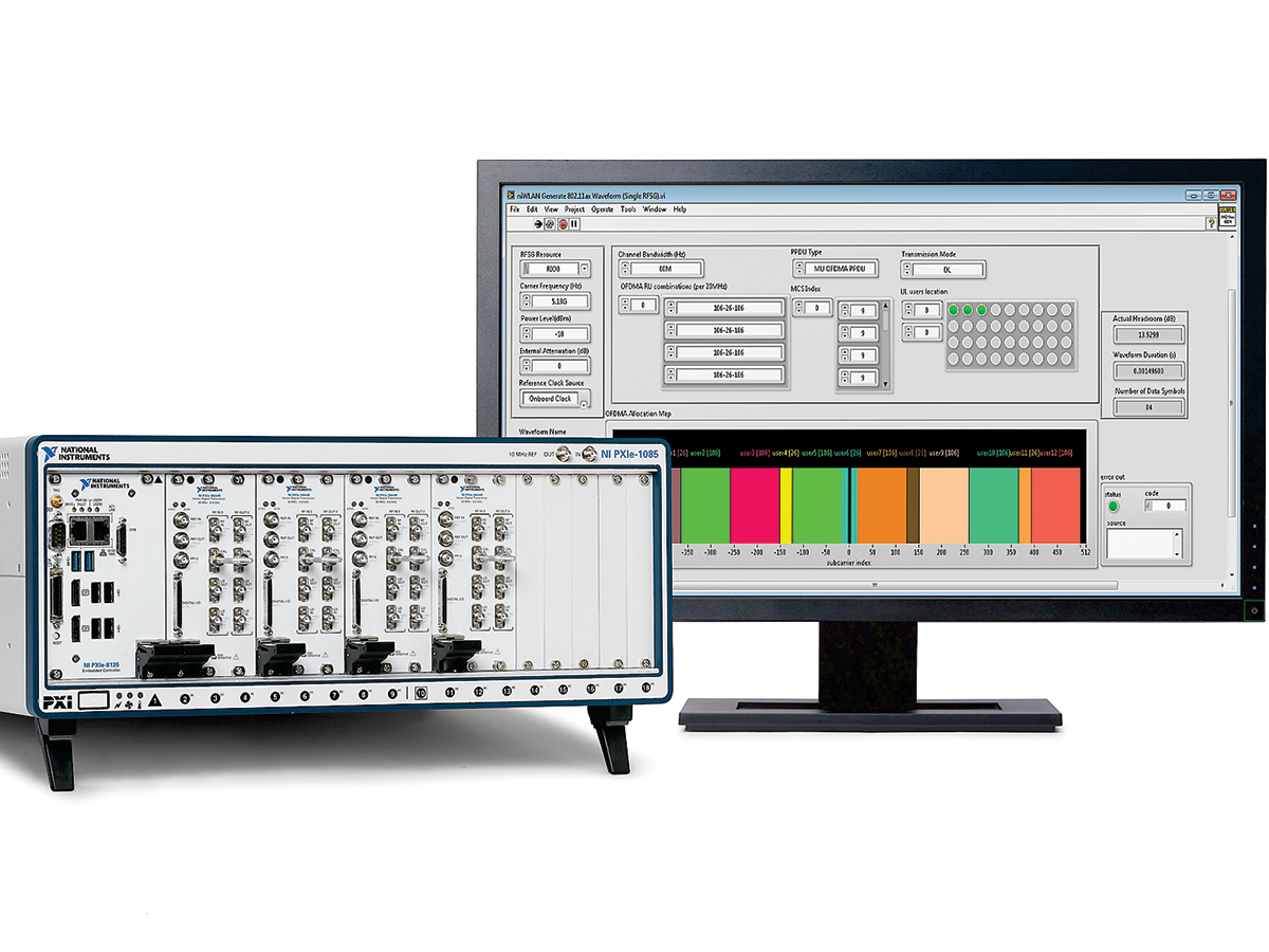 NI Introduces WLAN Measurement Suite Solution for 802.11ax High-Efficiency Wireless