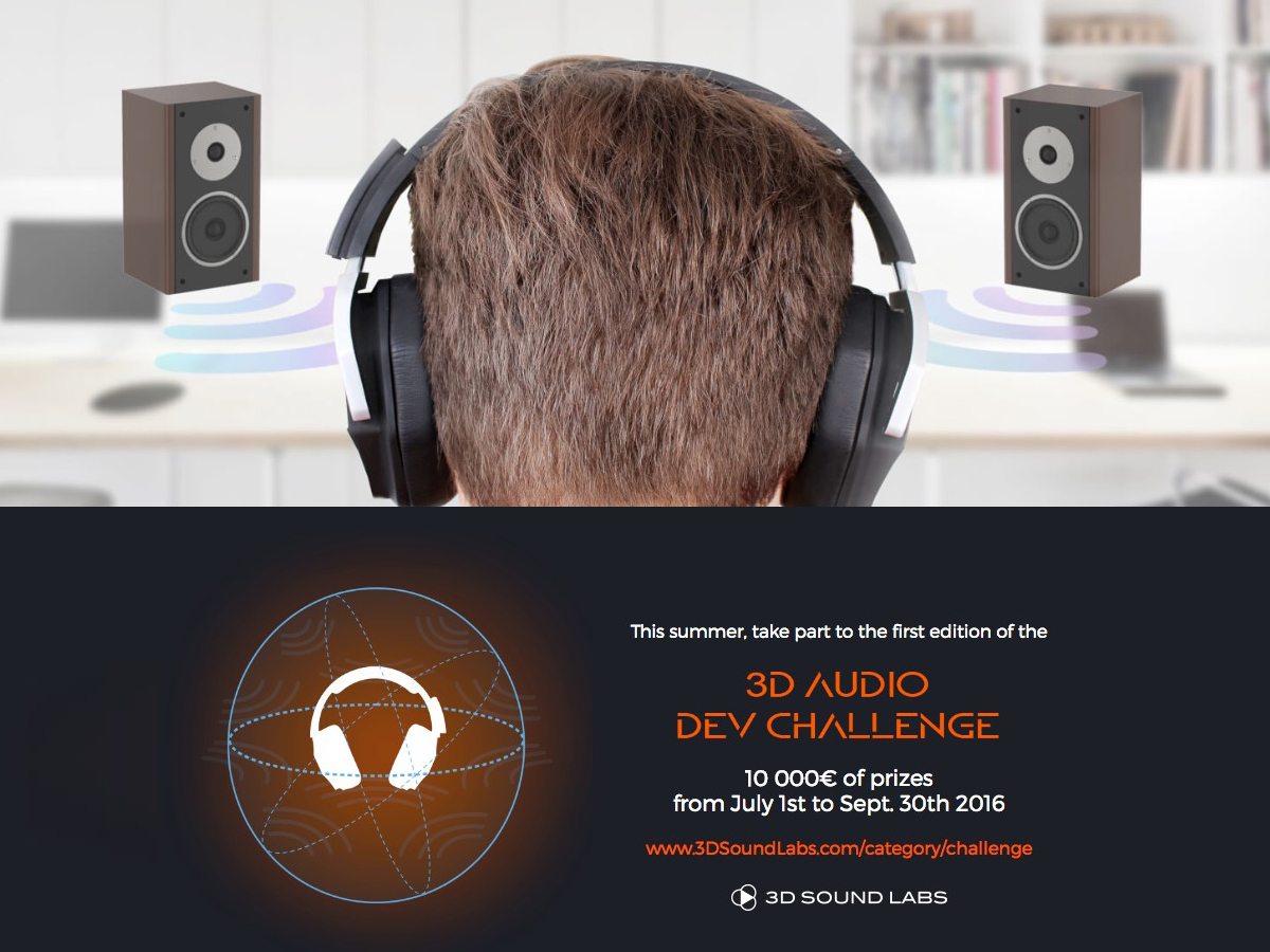 3D Sound Labs Launches Challenge for 3D Spatial Audio Application Development