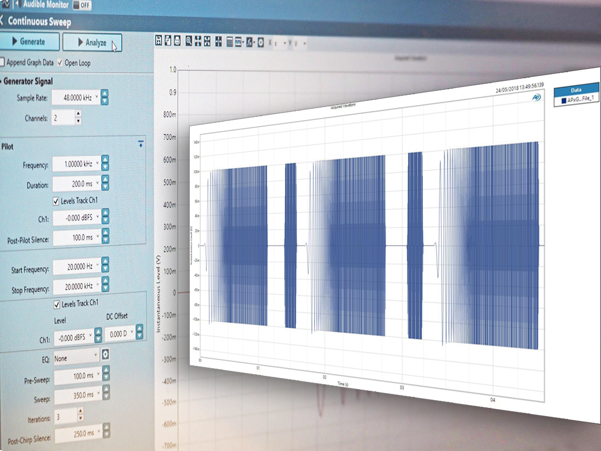 Audio Precision Announces APx Audio Software v4.6 with Chirp-Based Measurements for Smart Device Testing