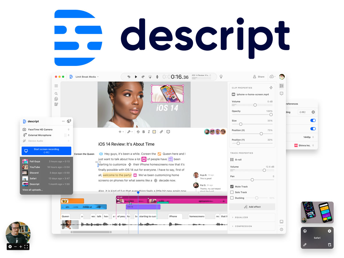 Descript Unveils New AI-Driven Video and Audio Editing Platform