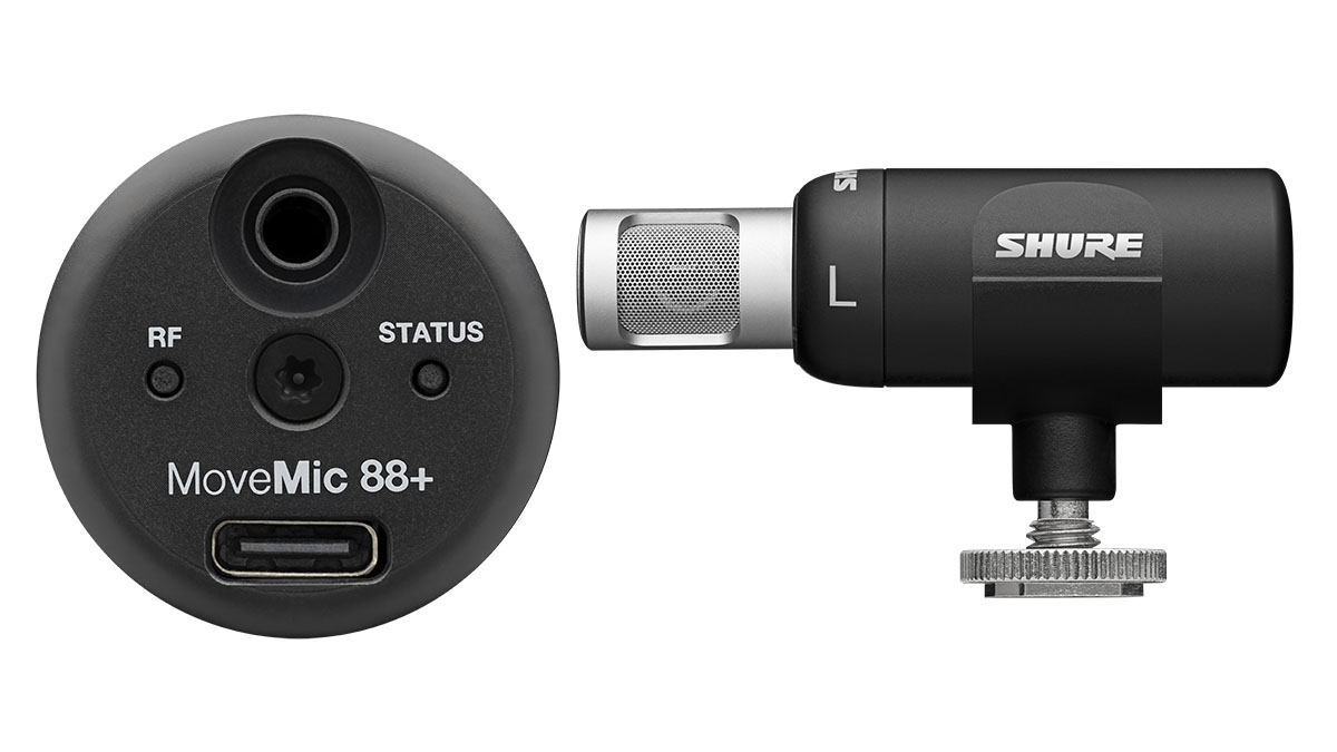 Shure Announces MoveMic 88+ Wireless Microphone with Four Selectable