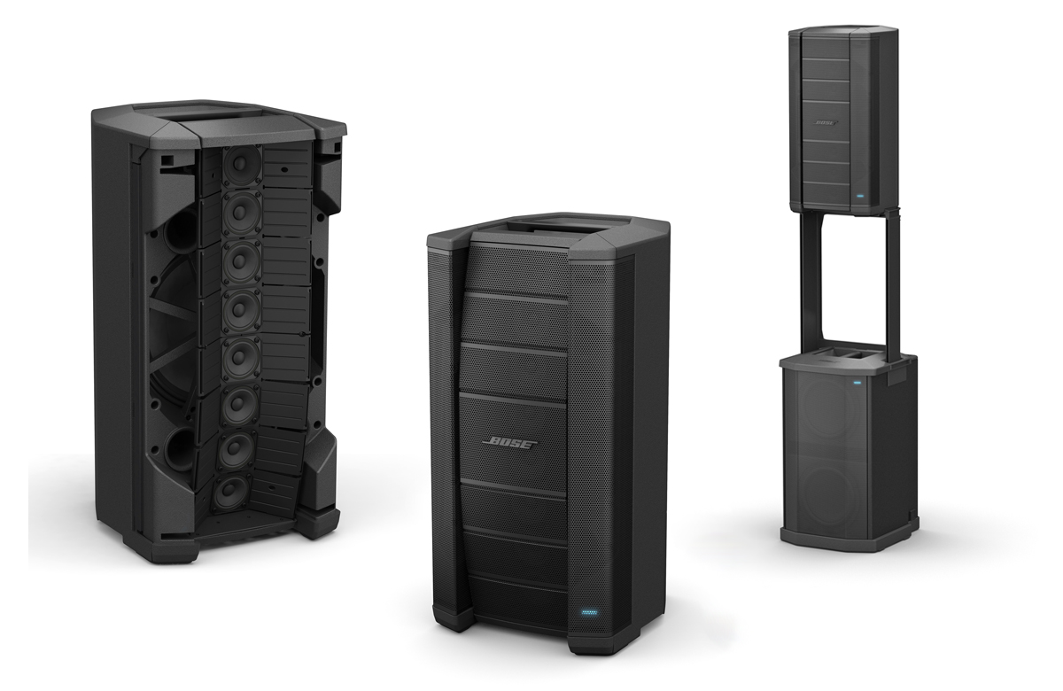 Bose Introduces F1 Portable P.A. Controllable Vertical Coverage | audioXpress