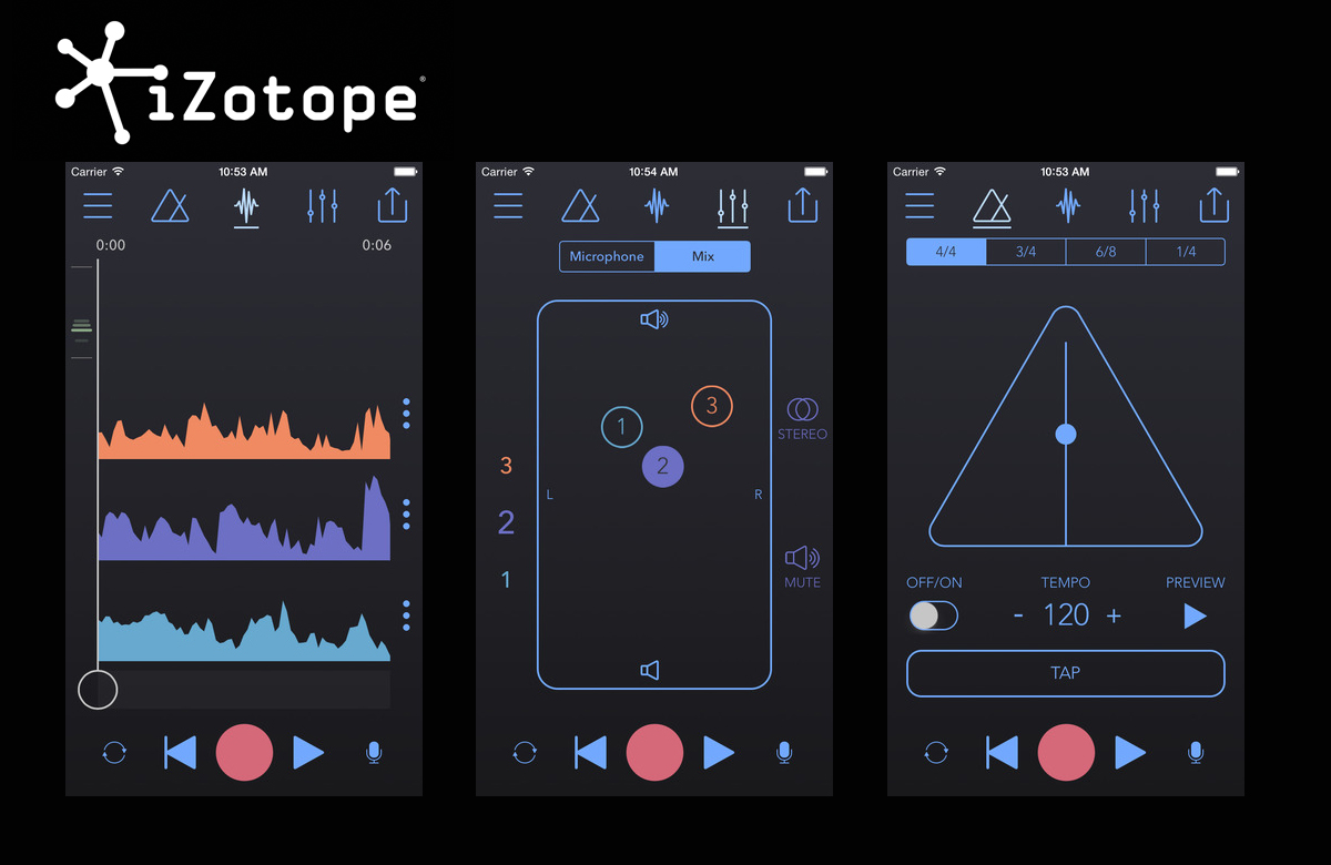iZotope Introduces Spire 4-Track Recording App for iOS | audioXpress