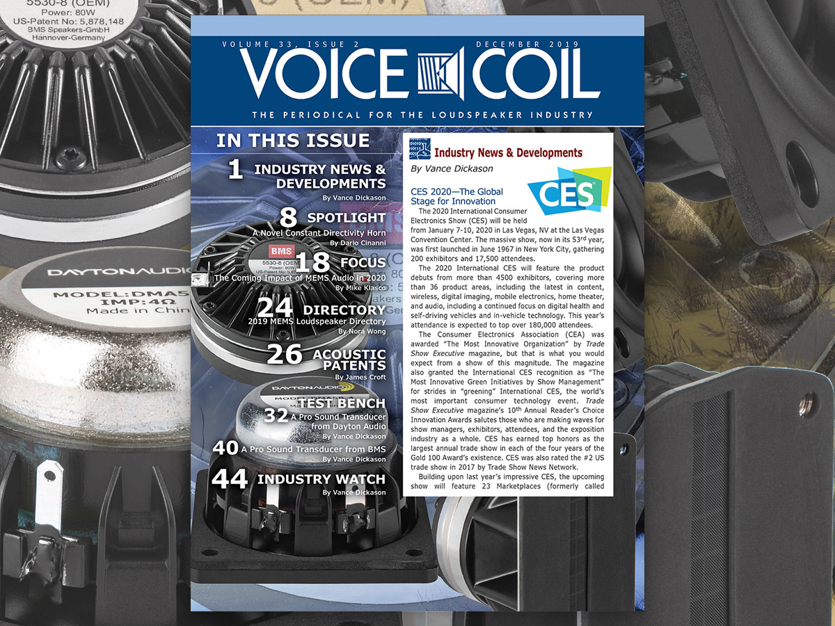 Innovation For The Loudspeaker Industry With Voice Coil December 19 Audioxpress