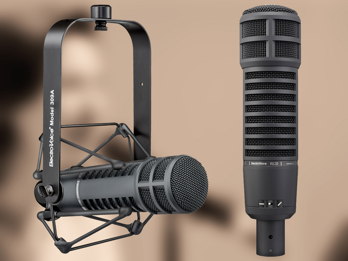 Electro-Voice Introduces Low-Reflection Dark Finish Version of Classic RE20 Microphone | audioXpress