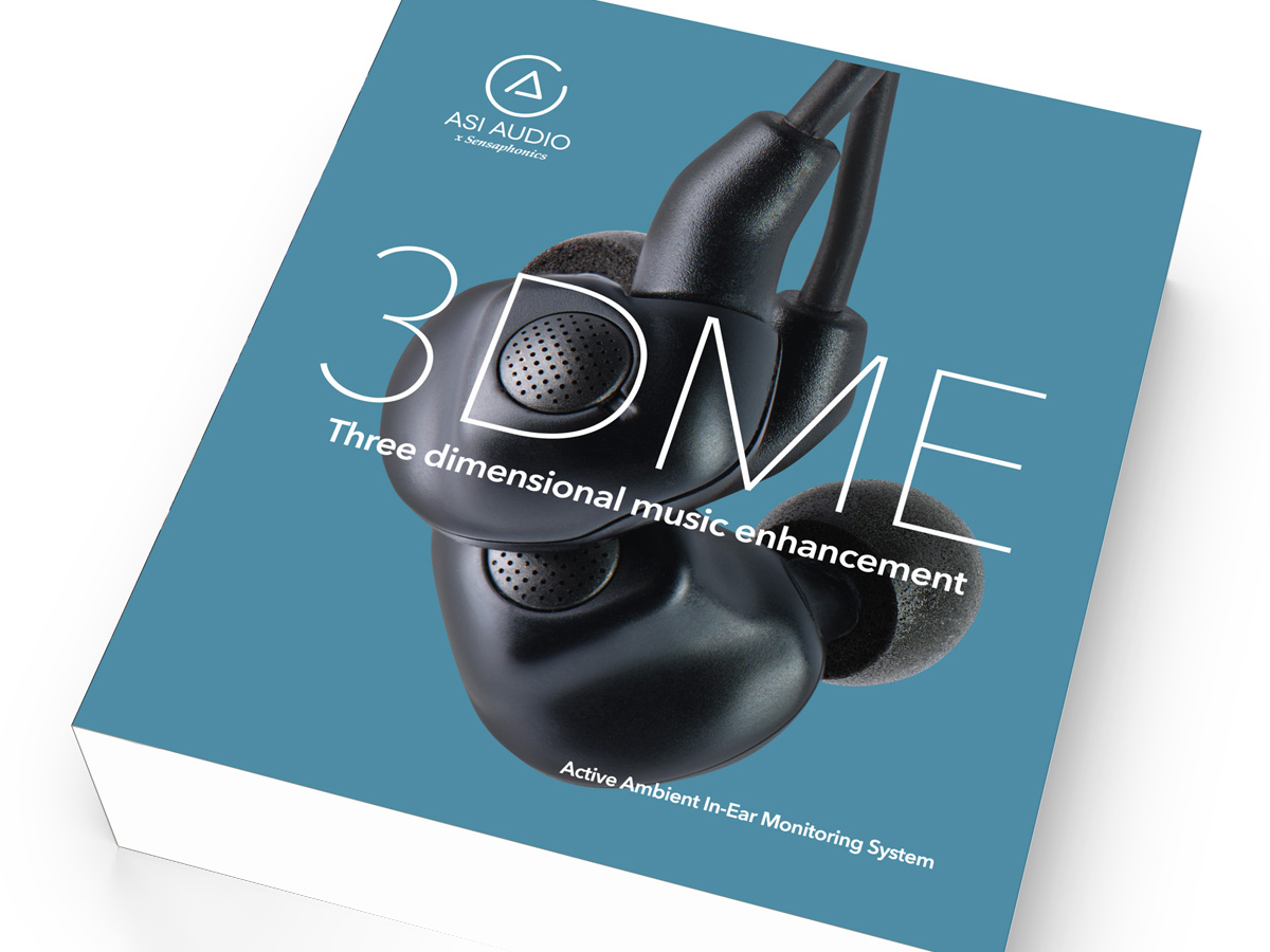 Perfect for Musicians ASI Audio by Sensaphonics 3DME Bluetooth IEM System with App-Controlled Ambience and EQ Vocalists and DJs Sound Limiting 