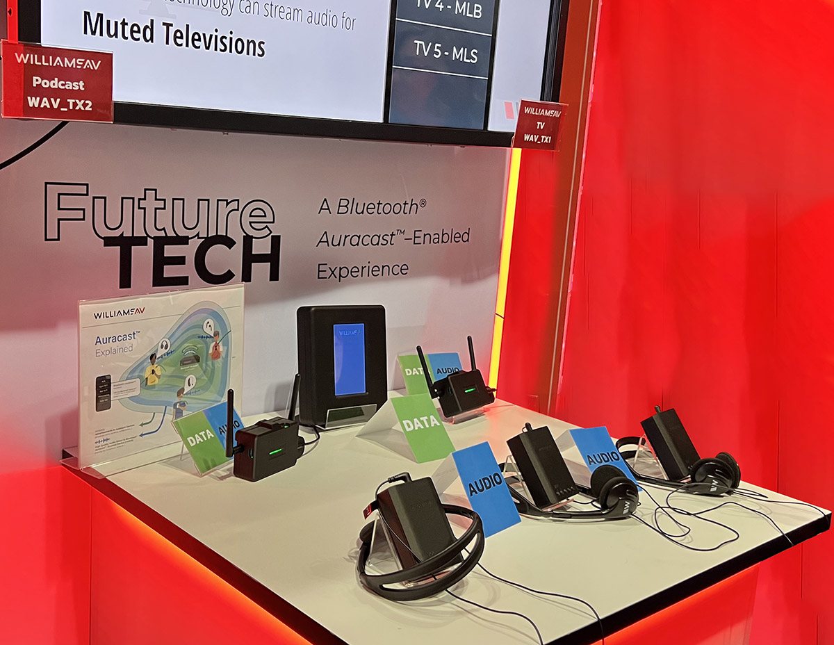 Williams AV Showcases Assistive Communication Concept Using Bluetooth Auracast at InfoComm 2023 audioXpress