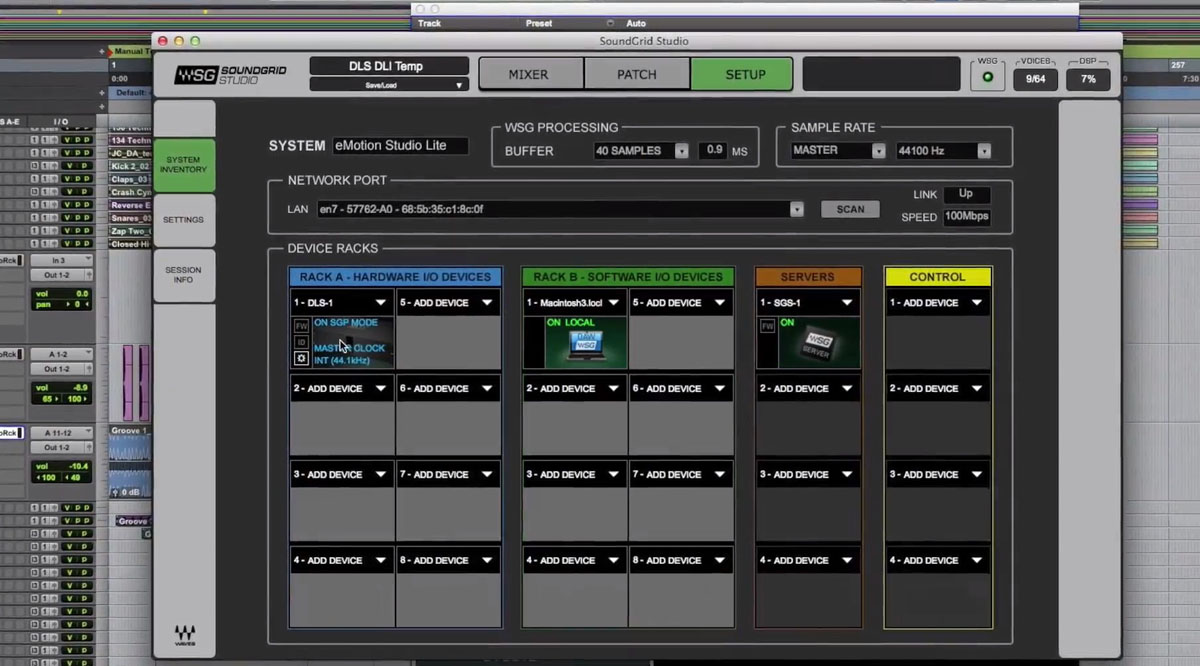 Waves Introduces Networkable SoundGrid Studio System