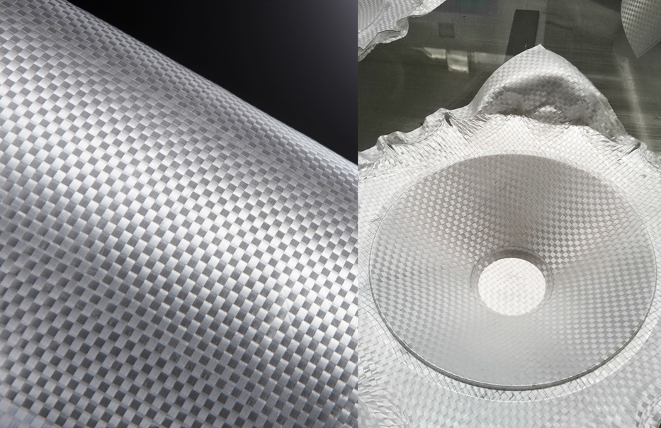 Speaker hot sale cone material
