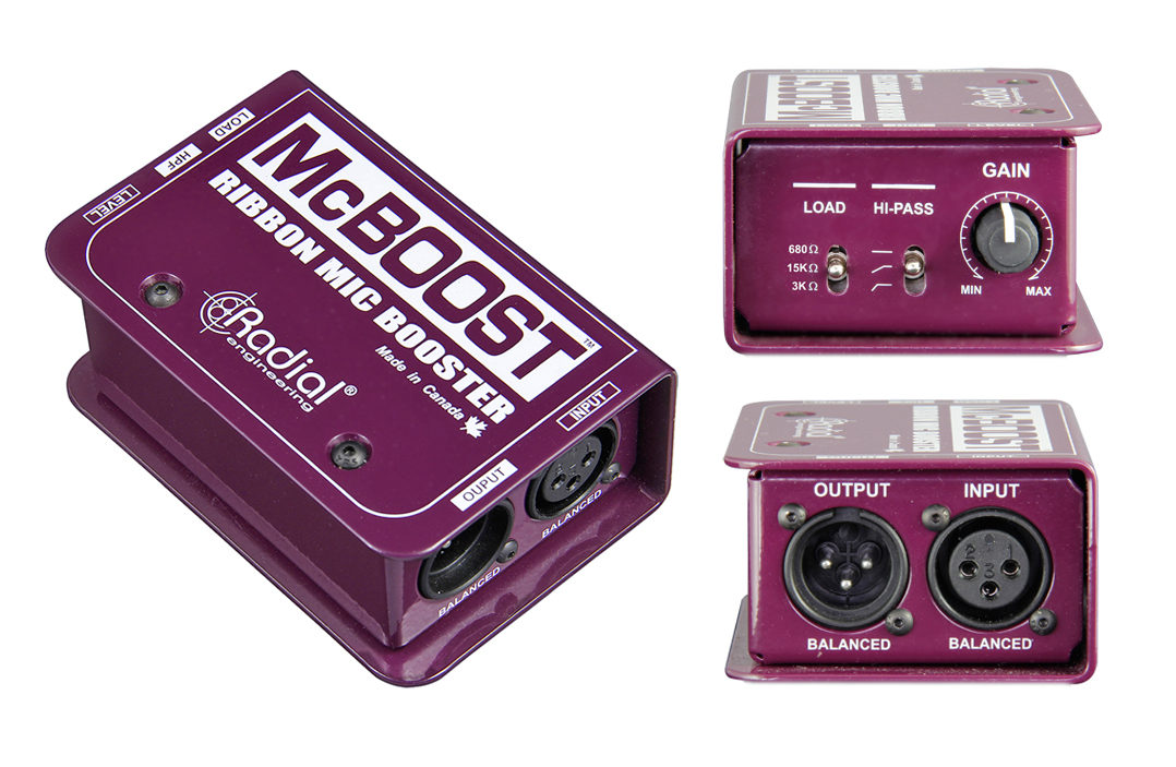 Radial Now Shipping McBoost 100% Discrete Class-A Dual FET Signal