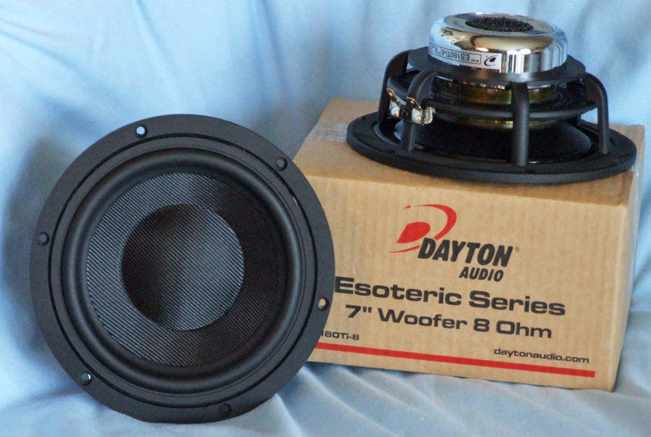 Test Bench Dayton Audio ES180Ti 8 7 High End Midbass Woofer