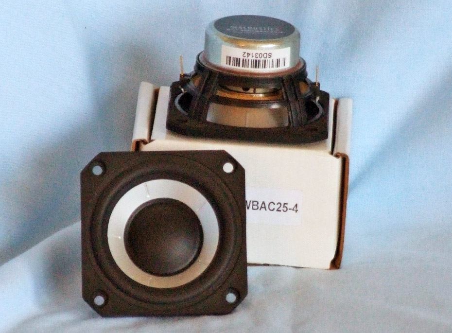 Test Bench SB Acoustics SB65WBAC25 4 2.5 full range driver