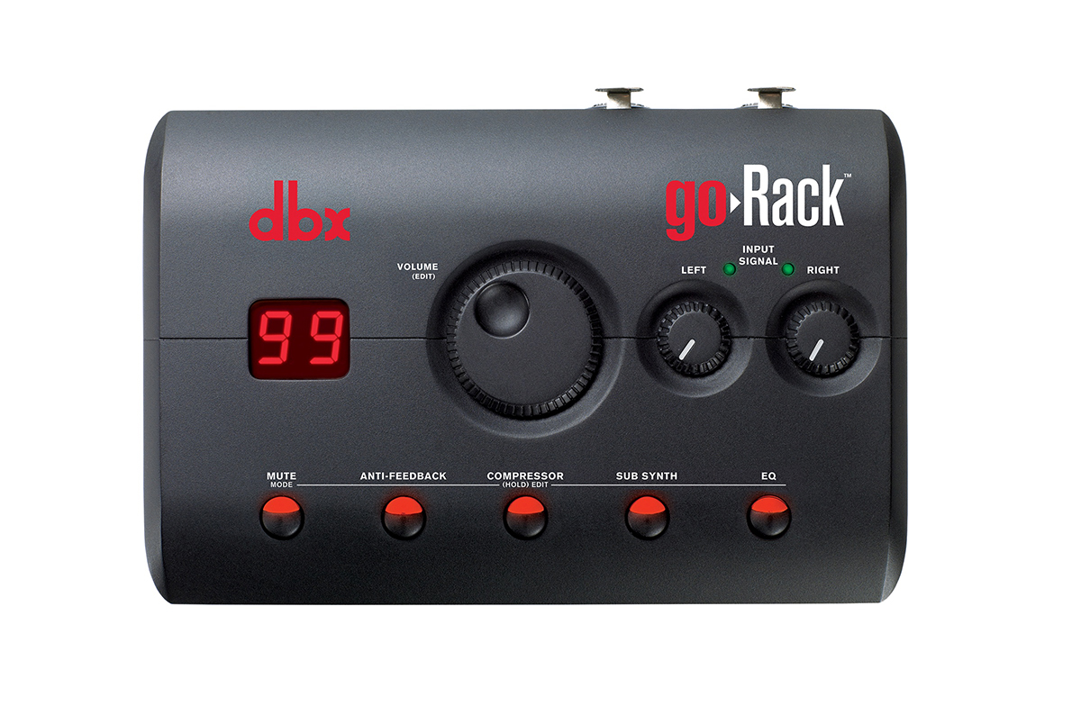 dbx goRack Affordable Performance Processor in Pocket Format