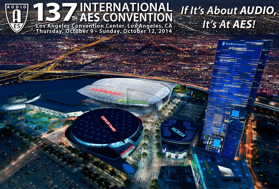 137th AES Convention in Los Angeles, CA—Registration and Hotels