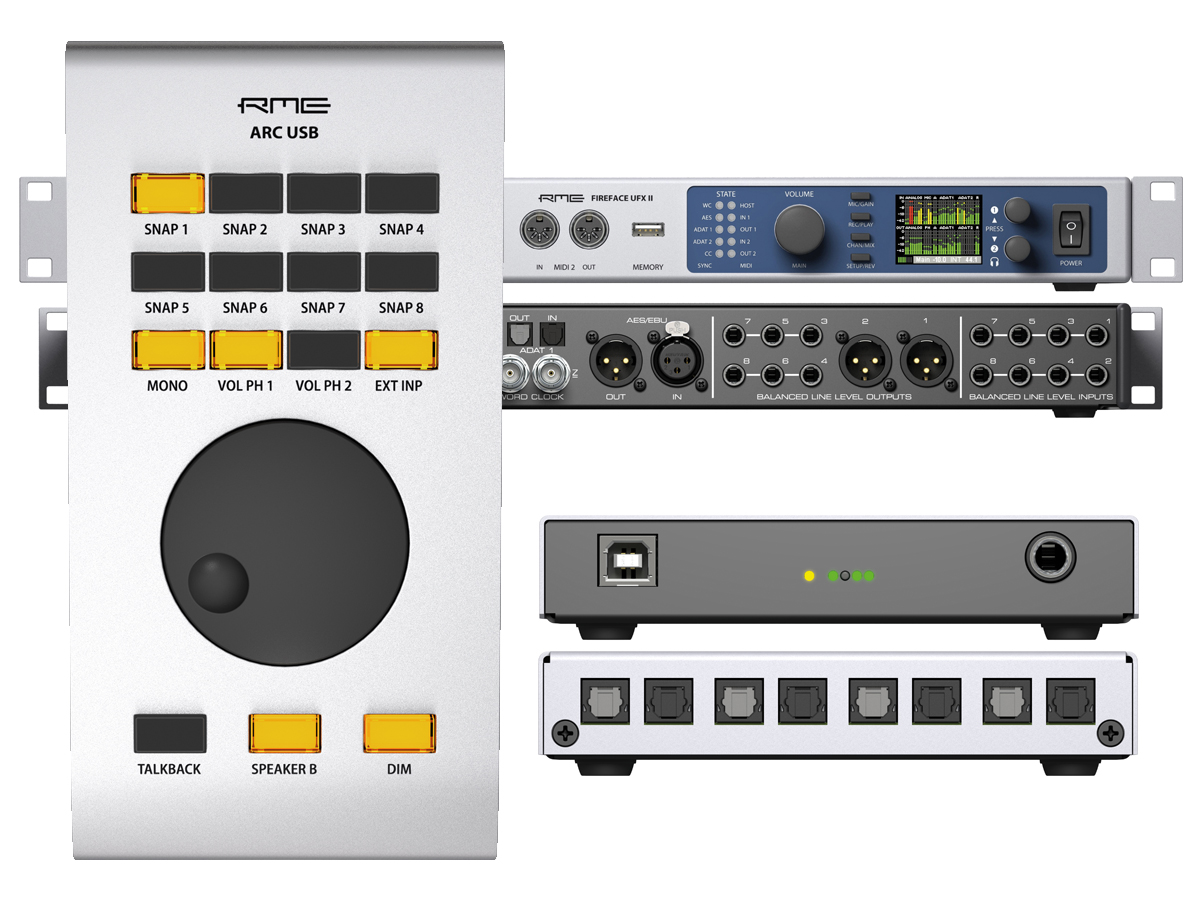 RME Announces New USB Recording Interfaces and New ARC USB