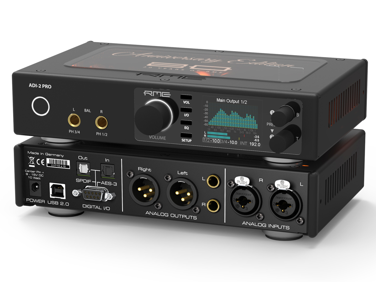 RME ADI-2 Pro Anniversary Edition Ultra-fidelity PCM/DSD 768