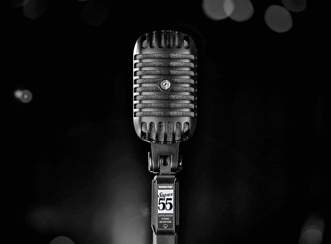 Shure Releases Super 55-BLK Deluxe Vocal Microphone Pitch