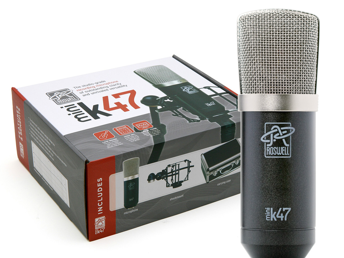 Roswell Mini K47 Microphone Upgraded for the Same Price Roswell Mini K47 Microphone Upgraded for the Same Price