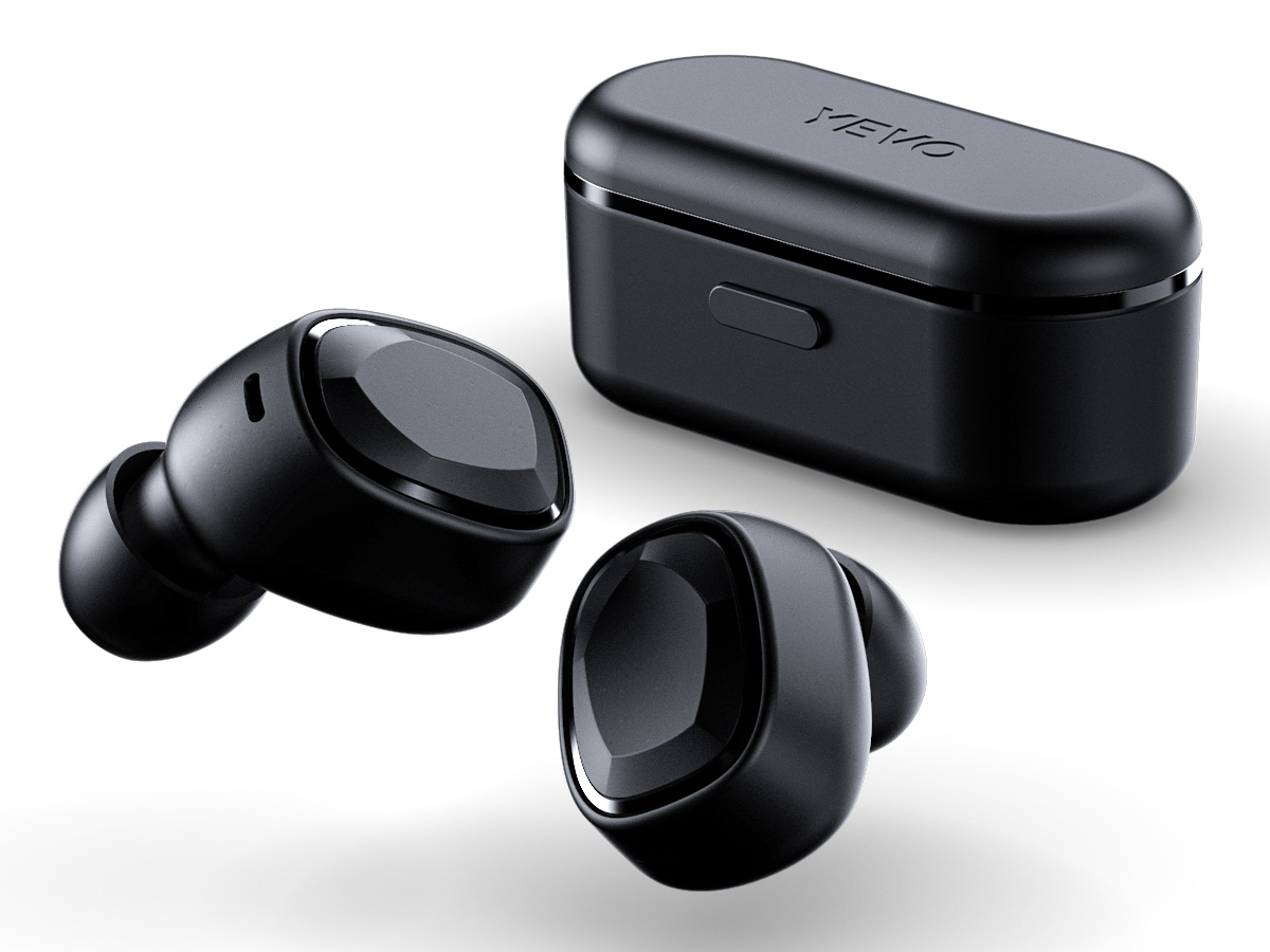 Yevo air black true online wireless earphone