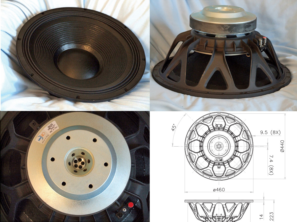 Faital pro sales 18 inch subwoofers