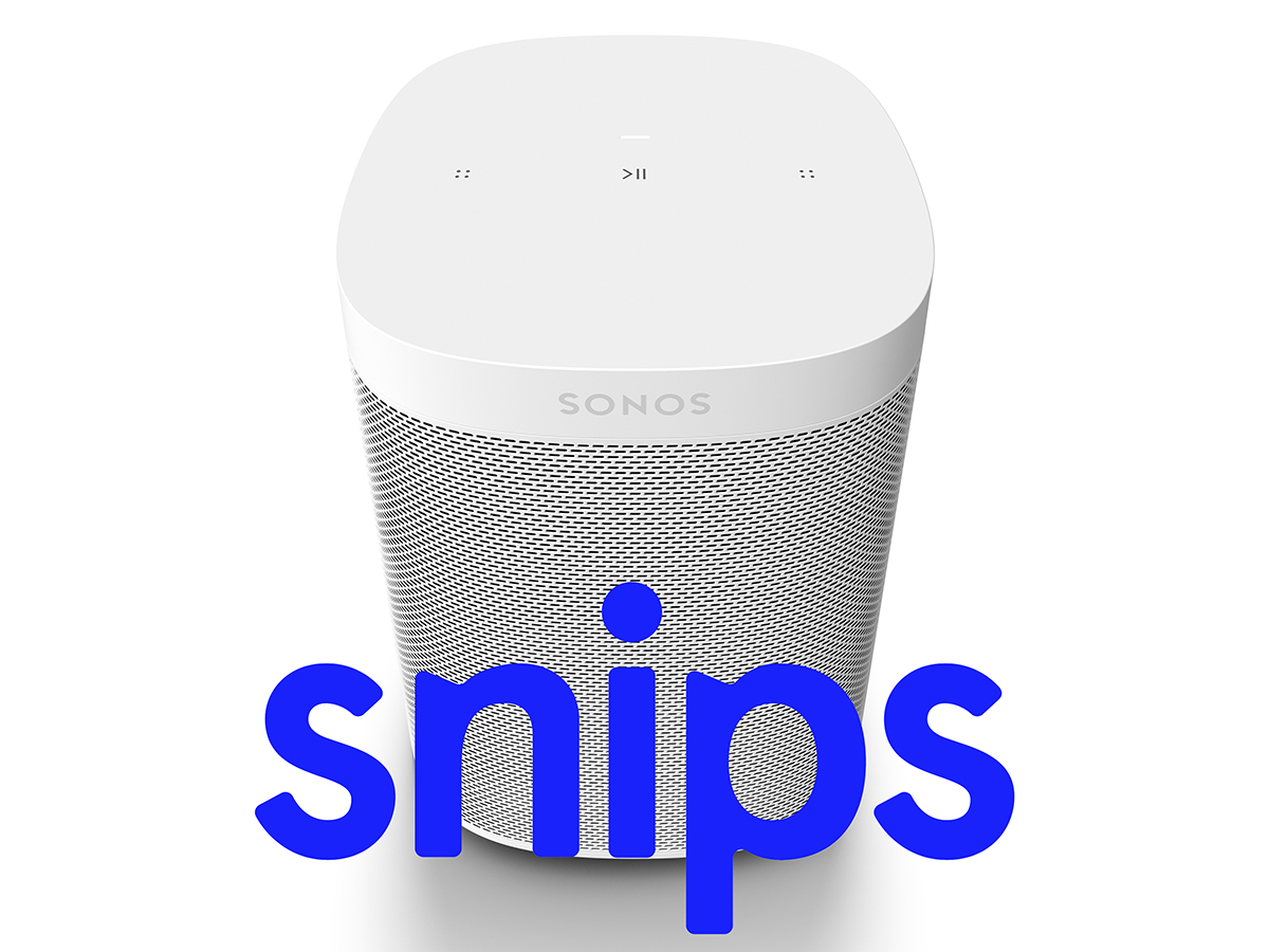 Snips top smart speaker