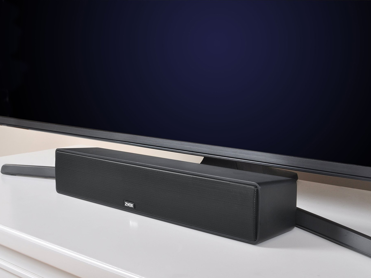 Zvox accuvoice soundbar hotsell with 6 level