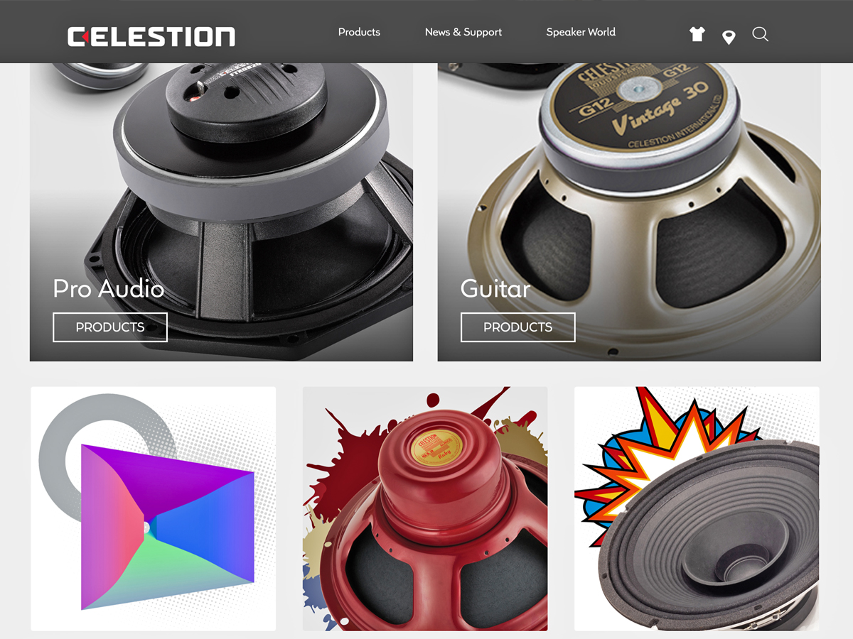 Celestion Launches New Website and Information Hub for All Things