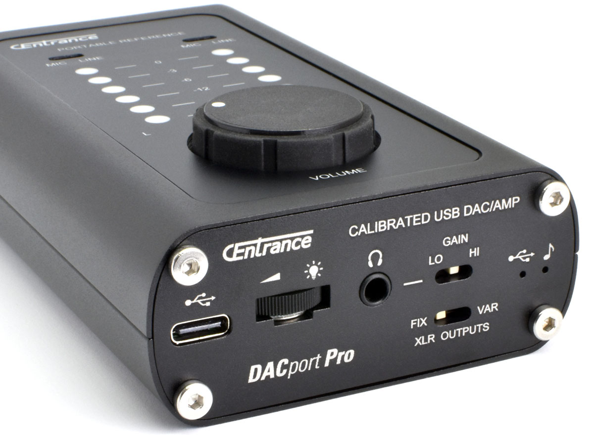 CEntrance Launches DACport Pro USB DAC Headphone Amp and Monitor