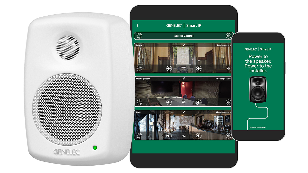 Genelec Expands Smart IP Family with Ethernet Only Loudspeaker and