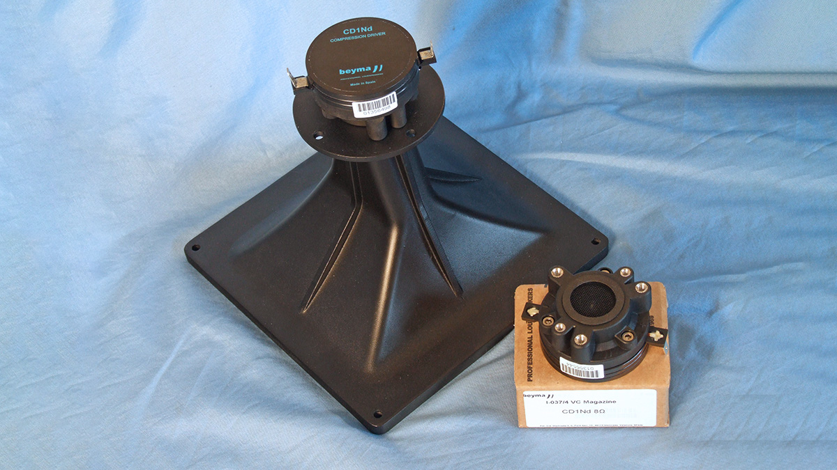 Test Bench: Beyma's New 1” CD1ND Compact Polyimide Diaphragm